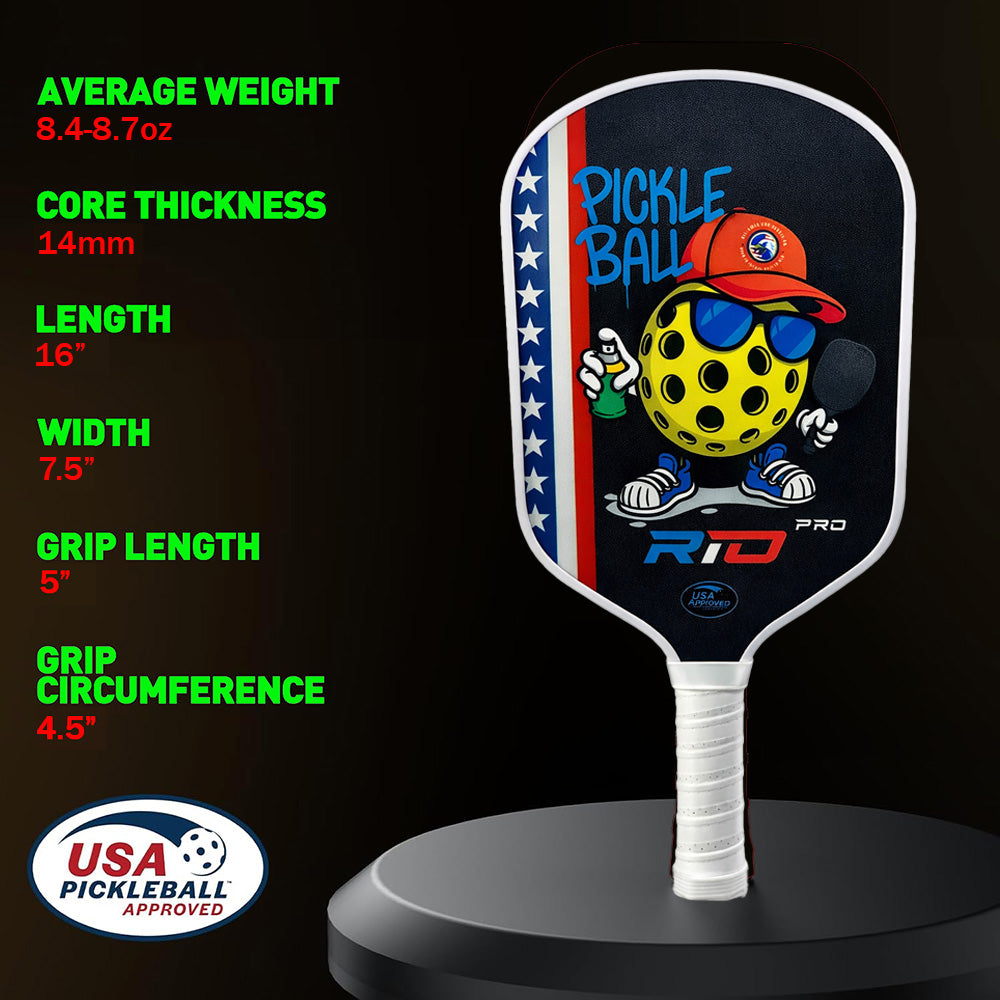 Mr. Pickle Rio Carbon Fiber Pickleball Paddle
